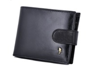 Pánska kožená peňaženka PUCCINI MU-6225, čierna