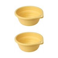 2 ks PEPPRIG Miska na umývanie - skladacia/žltá 27 cm 2 ks PEPPRIG Miska na umývanie - skladacia/žltá 27 cm