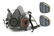 Ochranná maska ​​s filtrami pre prácu s kyselinami