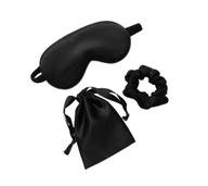 MASKA NA SPANIE ČIERNA OČIAČKA + SCRUNCHIE MASKA NA SPANIE ČIERNA OČIAČKA + SCRUNCHIE