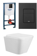 GROHE BETONOVANÝ WC SET S BEZROGUMOVOU MISOU GROHE BETONOVANÝ WC SET S BEZROGUMOVOU MISOU
