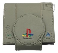 Playstation dvojdielna herná peňaženka šedá