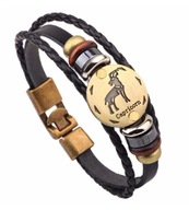 KOŽENÝ NÁRAMOK NÁRAMOK ZODIAK ZODIAC KOZOROŽEC KOŽENÝ NÁRAMOK NÁRAMOK ZODIAK ZODIAC KOZOROŽEC
