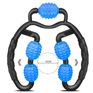 Anticelulitídny telový masér, manuálny svalový valec Alogy 5x mass roller