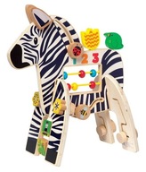 MANHATTAN TOY Zebra motorická edukačná kocka MANHATTAN TOY Zebra motorická edukačná kocka