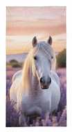 Osuška HORSE kôň 70x140 cm plážové kvety na kúpanie levanduľa 100% bavlna Osuška HORSE kôň 70x140 cm plážové kvety na kúpanie levanduľa 100% bavlna