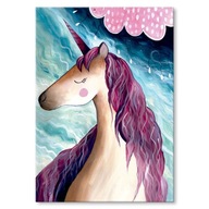 Kovový plagát Unicorn Gift M