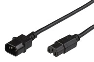 MicroConnect Predlžovací kábel C14 - C15, 2,5m