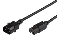 MicroConnect Predlžovací kábel C14 - C15, 2,5m MicroConnect Predlžovací kábel C14 - C15, 2,5m