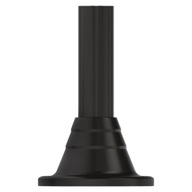 30 cm čierna plastová tyč na záhradné lopty