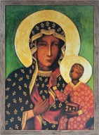 OBRAZ 75x55 MATKA BOŽIA, CZESTOCHOWA, RÁM DUB OBRAZ 75x55 MATKA BOŽIA, CZESTOCHOWA, RÁM DUB