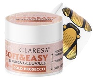 CLARESA GEL BUILDING SOFT&EASY GOLD PROSECCO 45g CLARESA GEL BUILDING SOFT&EASY GOLD PROSECCO 45g