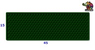 TYČOVÁ PODLOŽKA PODLOŽKA S 15x45cm ZELENÁ - LEMA3D TYČOVÁ PODLOŽKA PODLOŽKA S 15x45cm ZELENÁ - LEMA3D