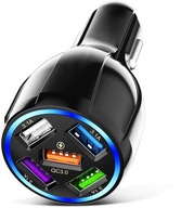 RÝCHLA NABÍJAČKA DO AUT 5v1 USB QC 3.0 PRE ĽAHŠIE NAPÁJANIE DO ZÁSUVKY RÝCHLA NABÍJAČKA DO AUT 5v1 USB QC 3.0 PRE ĽAHŠIE NAPÁJANIE DO ZÁSUVKY