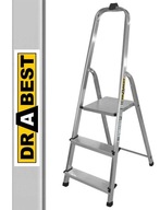 Skladací 3-stupňový domáci rebrík do obchodu