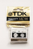NOVÁ Mikrokazeta pre sekretársky diktafón TDK MC-90 MicroCassette NOVÁ Mikrokazeta pre sekretársky diktafón TDK MC-90 MicroCassette