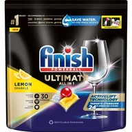 Finish Ultimate All-in-1 Lemon kapsuly do umývačky riadu (30) Finish Ultimate All-in-1 Lemon kapsuly do umývačky riadu (30)