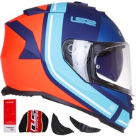 LS2 FF800 STORM SLANT modrá oranžová PRILBA NA MOTOCYKL LS2 FF800 STORM SLANT modrá oranžová PRILBA NA MOTOCYKL