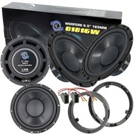 2 VÝKONNÉ BASOVÉ reproduktory + dištančné podložky CITROEN C-CROSSER MITSUBISHI ASX L200 2 VÝKONNÉ BASOVÉ reproduktory + dištančné podložky CITROEN C-CROSSER MITSUBISHI ASX L200