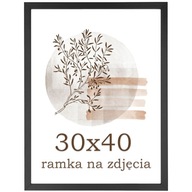 Rám 30x40 fotorámčeky čierny fotorámik Rám 30x40 fotorámčeky čierny fotorámik