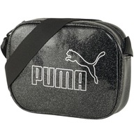 Dámska kabelka Puma čierna brokátová kabelka
