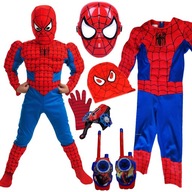 SPIDERMAN MEGA SUIT 5v1 SÚPRAVA LAUNCHER GLOVE WALKIE TALKIE MASK M SPIDERMAN MEGA SUIT 5v1 SÚPRAVA LAUNCHER GLOVE WALKIE TALKIE MASK M