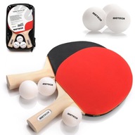 Súprava na stolný tenis Pingpongové pádla 2 rakety + 3 loptičky Súprava na stolný tenis Pingpongové pádla 2 rakety + 3 loptičky