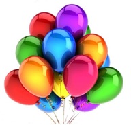 Latexové balóniky FAREBNÝ MIX FARIEB 100 ks