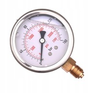 Glycerínový tlakomer 0-160bar nižší 1/4 CLOCK Glycerínový tlakomer 0-160bar nižší 1/4 CLOCK