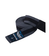 Detský BJJ opasok Šedý s čiernym lúčom) K3 - 215cm Detský BJJ opasok Šedý s čiernym lúčom) K3 - 215cm