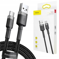 BASEUS KÁBEL TYP-C USB-C RÝCHLE NABÍJANIE 3.0 2A 2M. BASEUS KÁBEL TYP-C USB-C RÝCHLE NABÍJANIE 3.0 2A 2M.