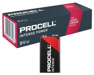 10x alkalická batéria PROCELL INTENSE 6LR61 9V10 10x alkalická batéria PROCELL INTENSE 6LR61 9V10