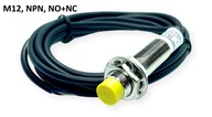 Indukčný snímač M12 NPN NO NC LM12-3004NC 6-36V Indukčný snímač M12 NPN NO NC LM12-3004NC 6-36V
