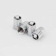 Strieborný 4-dielny set Silver Chrome Auto Car Wh Strieborný 4-dielny set Silver Chrome Auto Car Wh