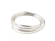 Postriebrený medený drôt 2,0mm - návin 10m Postriebrený medený drôt 2,0mm - návin 10m