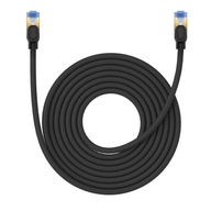 Baseus rýchly internetový kábel RJ45 cat.7 10Gbps 8m opletený čierny Baseus rýchly internetový kábel RJ45 cat.7 10Gbps 8m opletený čierny