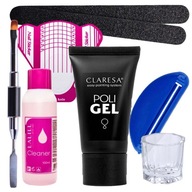 CLARESA Poly Gel SET 30g duo štetcové šablóny CLARESA Poly Gel SET 30g duo štetcové šablóny