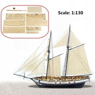 Drevený model lode Western 1:130 DIY Drevený model lode Western 1:130 DIY