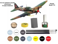 Plastikový model, poľská verzia lietadla IL-2m3 Sada: farby, lak + štetce Plastikový model, poľská verzia lietadla IL-2m3 Sada: farby, lak + štetce