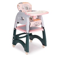 Stolička na kŕmenie 2v1, kreslo, stolík pre deti