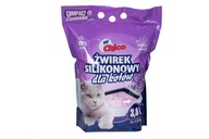 Silikónové stelivo pre mačky jemná levanduľová vôňa 3.8