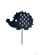 ZÁHRADNÁ DEKORÁCIA Kovový ježko pre záhradné zvieratko - ručne maľovaný,
