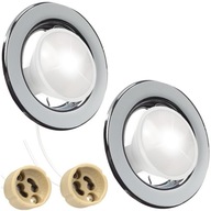 2x LED STROPNÁ LAMPA + HALOGÉN GU10 2x LED STROPNÁ LAMPA + HALOGÉN GU10