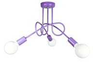 EDISON 3 stropné závesné svietidlo - fialové EDISON 3 stropné závesné svietidlo - fialové