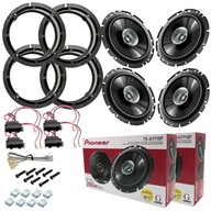 4 reproduktory PIONEER pre Seat Leon Toledo Škoda Fabia dištančné podložky PREDNÉ + ZADNÉ 4 reproduktory PIONEER pre Seat Leon Toledo Škoda Fabia dištančné podložky PREDNÉ + ZADNÉ