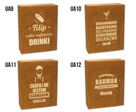 Barmanská súprava 8 prvkov nápojový bar - gravírovanie Barmanská súprava 8 prvkov nápojový bar - gravírovanie