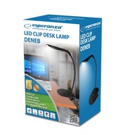 Úrovne jasu LED stolovej lampy USB klip