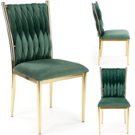 Glamour jedálenská stolička K436 Green Velvet
