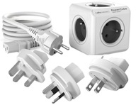 Allocacoc Cube ReWirable IEC pásik, kábel + 3 zástrčky Allocacoc Cube ReWirable IEC pásik, kábel + 3 zástrčky