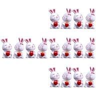 Pár králikov Ornamenty Bunny Lovers 16 ks